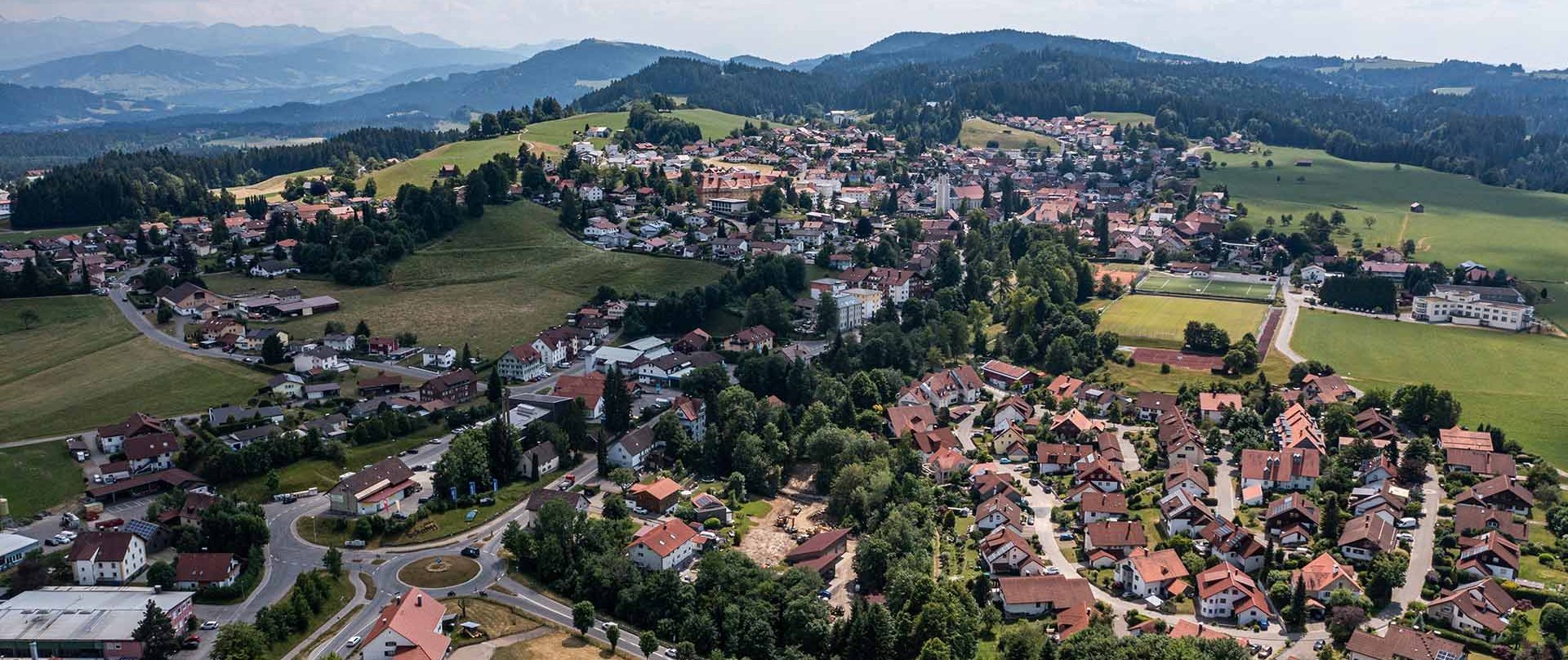 Luftbild Der Region Scheidegg